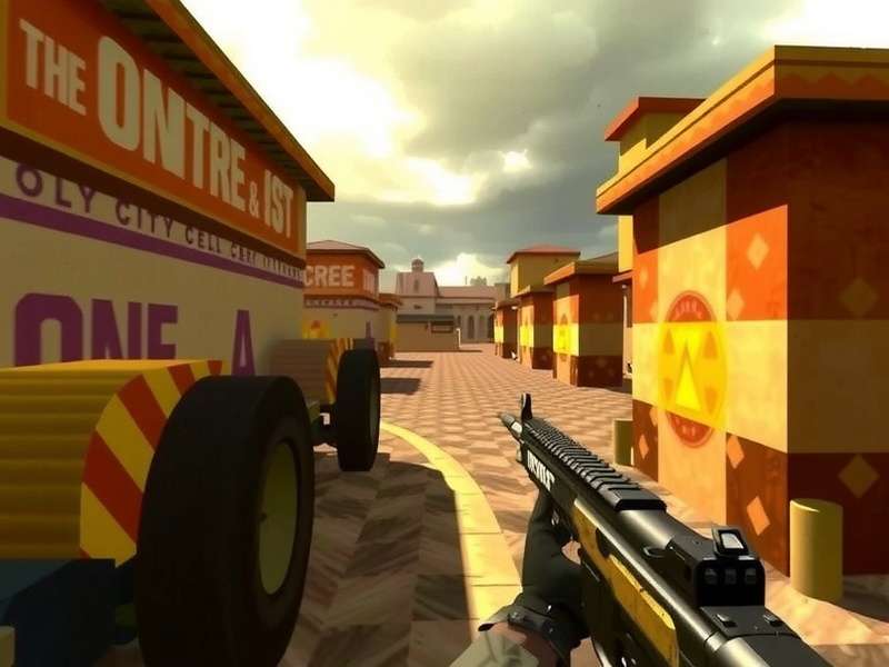 Strategic layout of the Mirage map in Counter Strike