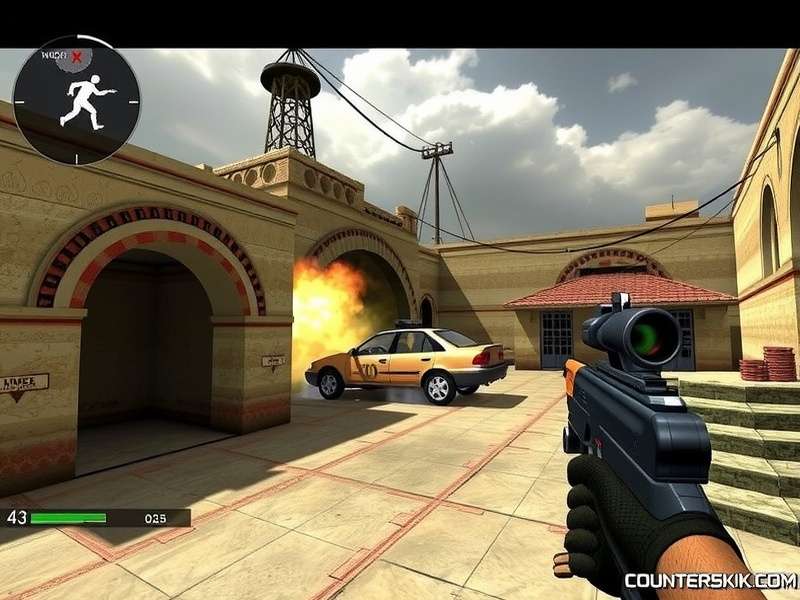 Counter Strike 2 gameplay screenshot showing new smoke effects and updated graphics