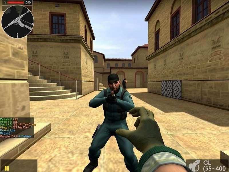 Counter Strike 1.6 gameplay screenshot