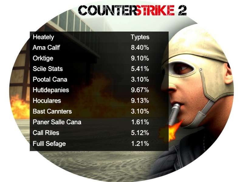 Counter Strike 2 weapon statistics comparison chart for AK-47, M4A4, and AWP