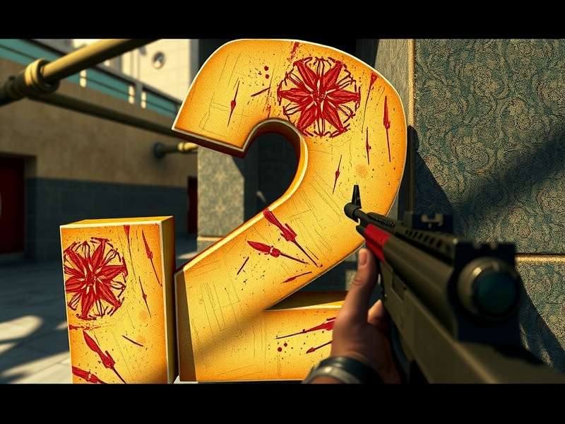 Screenshot from Counter-Strike 2 trailer showing new smoke grenade interaction on Dust II