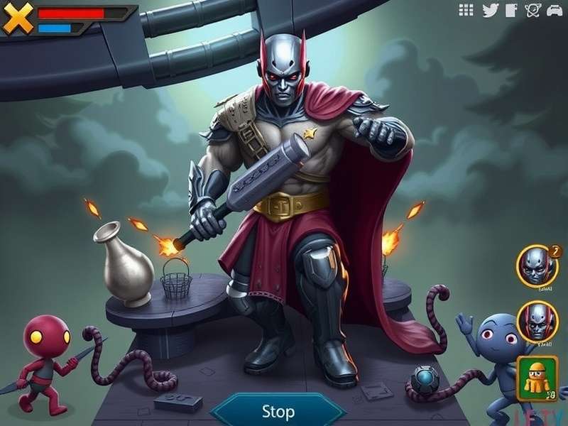 A tactical first-person shooter scene showing a player holding an AWP sniper rifle in a dark, tense environment