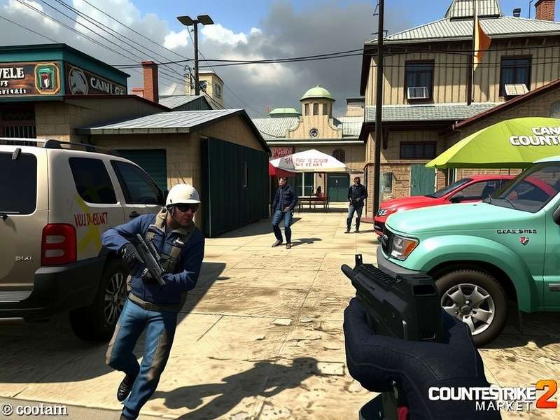 Counter Strike 2 Market Trading Interface and Skin Values