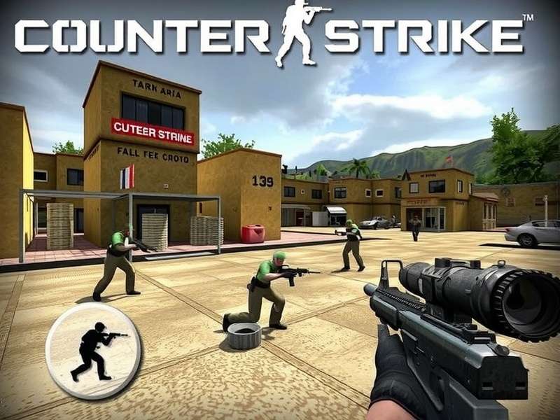 Counter Strike gameplay on PC with intense action