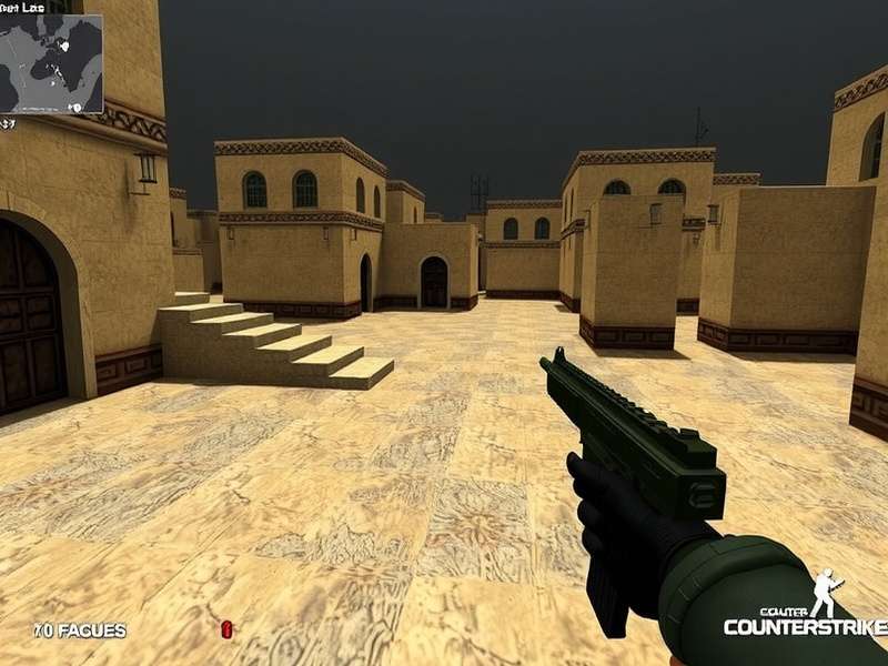 Counter Strike 2 gameplay screenshot showing Dust II map
