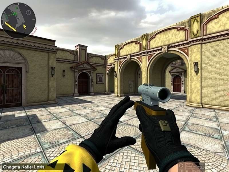 Counter Strike gameplay on a gaming PC setup