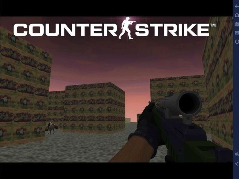 Counter Strike 1.6 gameplay on Steam featuring classic dust2 map