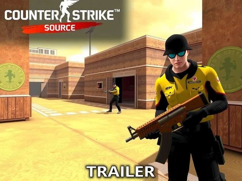 Counter Strike Source Trailer — intense combat scene with Source engine graphics