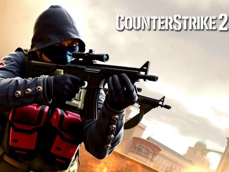 Counter Strike 2 tactical gameplay with smoke and flashbang effects