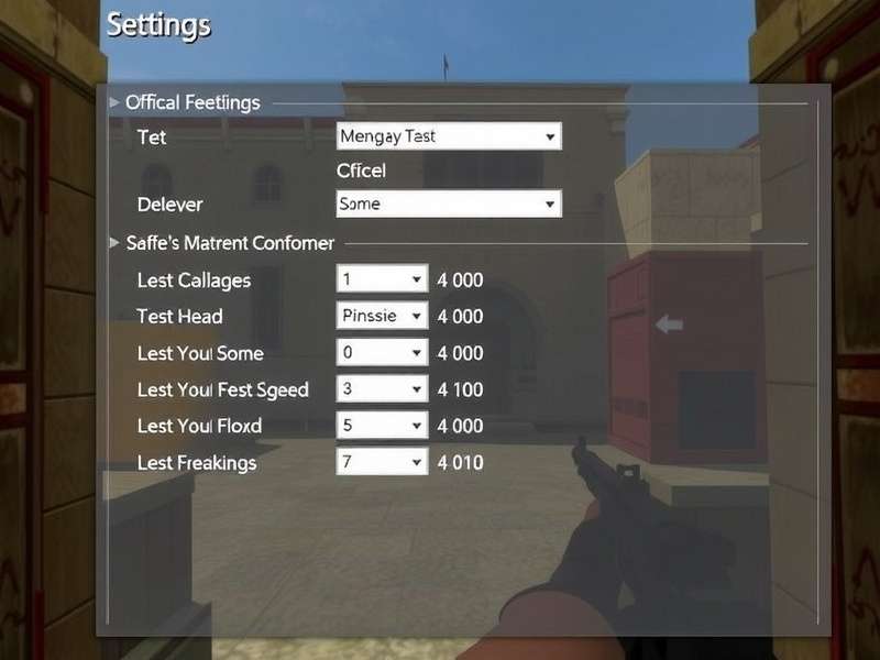 Counter Strike 2 Settings dashboard showing pro config interface with crosshair and performance metrics